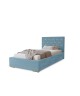GOLDEN single upholstered bedroom bed with bed base and storage space for bedding3