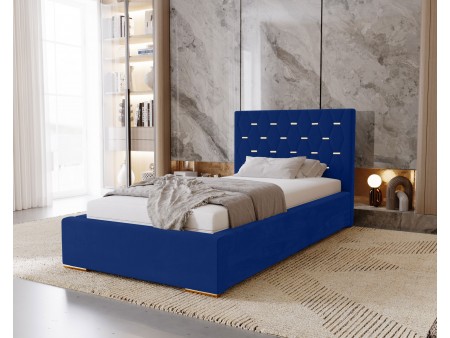 GOLDEN – gepolstertes Einzelbett für das Schlafzimmer mit Bettgestell und Bettkasten6