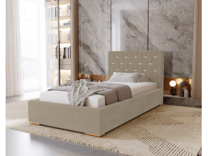 GOLDEN – gepolstertes Einzelbett für das Schlafzimmer mit Bettgestell und Bettkasten10