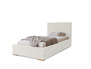 GOLDEN single upholstered bedroom bed with bed base and storage space for bedding17