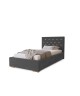 GOLDEN single upholstered bedroom bed with bed base and storage compartment for bedding1
