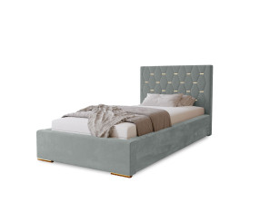 GOLDEN – gepolstertes Einzelbett für das Schlafzimmer mit Bettgestell und Bettkasten23
