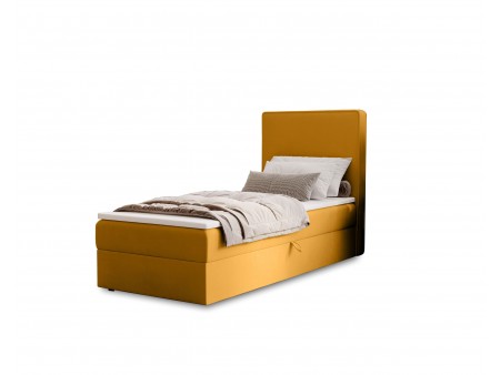 NATURE single continental bed with built-in mattress and storage compartment 6