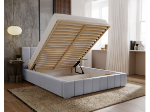 NERO-Polsterbett für das Schlafzimmer mit Bettrahmen und Bettkasten 1