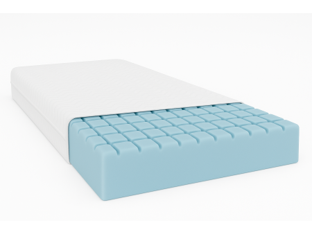 SENGOF H3 foam mattress, T25 foam, reversible, hypoallergenic, 7 zones, height 10cm
