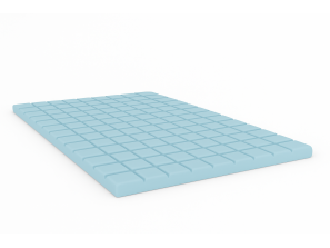 KOSTKA H3 mattress topper, 160x200, bed topper, contoured, hypoallergenic, height 5cm 1