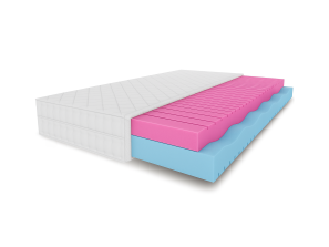 MARPUR H2/H3 foam mattress, reversible, T25 foam, massage layer, height 20cm