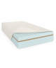 Materac KRĘGOSEN 200x200x27 pianka T25, pocket, kokos, profilowana pianka, antyalergiczny, przeciwodleżynowy, 7 stref