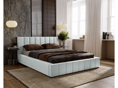 Polsterbett NERO 160x200, Bettrahmen + Stauraum – Magic Velvet 2218 – VERSAND INNERHALB VON 5 ARBEITSTAGEN