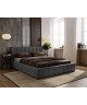 Polsterbett NERO 160x200, Bettrahmen + Stauraum – Magic Velvet 2271 – VERSAND INNERHALB VON 5 ARBEITSTAGEN