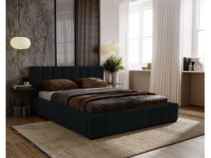 WYSYŁKA DO 5 DNI ROBOCZYCH - Łóżko tapicerowane NERO 180x200 stelaż + pojemnik - Magic Velvet 2219