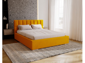 Polsterbett DREAM 140x200, Bettrahmen + Stauraum – Magic Velvet 2212 – VERSAND INNERHALB VON 5 ARBEITSTAGEN