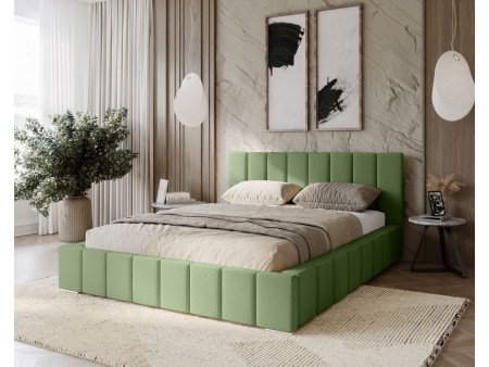 Polsterbett MENOS 120x200, Bettgestell + Stauraum – Magic Velvet 2243 – VERSAND INNERHALB VON 5 ARBEITSTAGEN