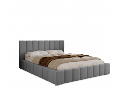 Polsterbett NERO 160x200, Bettrahmen + Stauraum – Magic Velvet 2217 – VERSAND INNERHALB VON 5 ARBEITSTAGEN