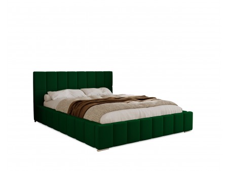 Polsterbett NERO 160x200, Bettgestell + Stauraum – Amor Velvet 4311 – VERSAND INNERHALB VON 5 ARBEITSTAGEN