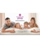 TOP3 180x200x3 mattress topper, bed topper, H3, medium-firm, reversible, hypoallergenic