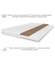 TOP 5 KOKOS 90x200x5 mattress topper, bed topper, H3/H4, medium-firm, firm, reversible, hypoallergenic