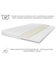 TOP5 LATEX H3 mattress topper, 200x200, reversible, hypoallergenic, 5cm thick 1