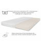 VISCO TOP5 mattress topper 80x200x5, bed topper, H2, soft, reversible, hypoallergenic