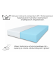 SELEKT H3 foam mattress, 160x200, T25 foam, medium-firm, hypoallergenic, height 8cm 2