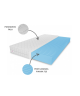 OLIVIA foam mattress 120x200x10 – T25 foam, massage effect, reversible, H3 medium-firm, 7 zones, breathable