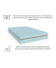 Taschenfederkernmatratze 180x200 KRĘGOSEN H3/H4, 27 cm, Schaumstoff, Taschenfederkern, Kokosfaser, antiallergisch