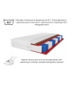 Materac kieszeniowy LAMBADA KOKOS 140x200x22 H4 – twardy, 7 stref, antyalergiczny, pianka T25, mata kokosowa, pocket