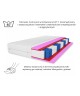 MUVIESO H3 pocket spring mattress, 200x200, pocket springs, HR foam, hypoallergenic, 7 zones, height 19cm