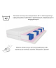 PARIS 160x200 pocket spring mattress, latex, 7 zones, hypoallergenic H3, T25 foam, height 21cm