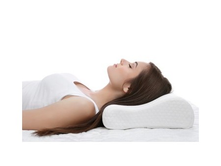 Contoured orthopaedic rehabilitation pillow, 50x35x12 cm
