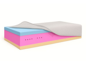 SENARI H3 foam mattress, T25 foam, VISCO, latex, reversible, hypoallergenic, height 21cm 1