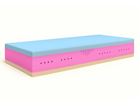 SENARI H3 foam mattress, T25 foam, VISCO, latex, reversible, hypoallergenic, height 21cm