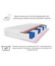 COMFORT H3/H4 pocket spring mattress, 100x200, 7 zones, latex, coconut fibre, pocket spring, reversible, height 20cm 3