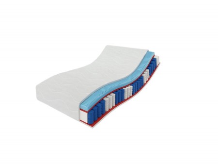 PREMIUM H3 pocket spring mattress, 100x200, 7 zones, massage foam, hypoallergenic, pocket spring, height 19cm 5