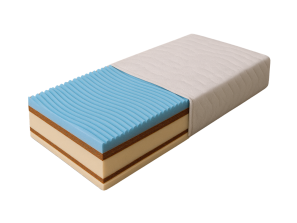 MASSAGE H3/H4 foam mattress, reversible, T30 foam, visco, natural mattress, height 20cm