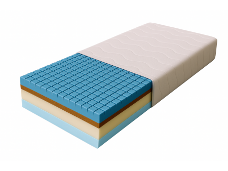 BALANCE H3/H4 foam mattress, T30 foam, contoured foam, hypoallergenic, natural, height 15cm