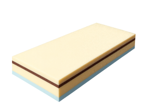 DUAL H3/H4 foam mattress, reversible, T25 and T30 foam, resistant to deformation, height 15/20 cm 2