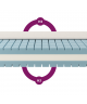 HAVANA double-sided foam mattress, H3, with a massage layer
