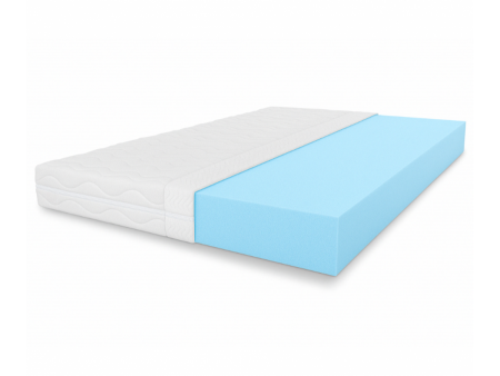 NEO H3 foam mattress, reversible, T25 foam, thin mattress, microfibre cover, height 8/10 cm