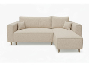 Modernes Ecksofa mit Schlaffunktion RIO Boucle