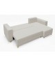 Modernes Ecksofa mit Schlaffunktion RIO Boucle 22