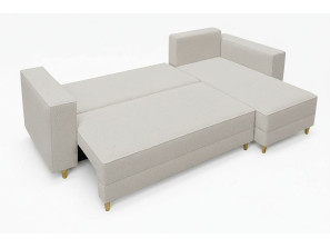 Modernes Ecksofa mit Schlaffunktion RIO Boucle 22