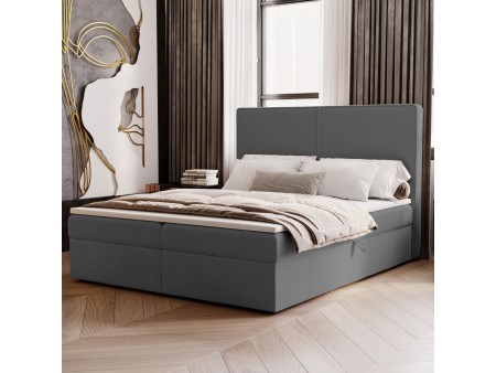 Kontinentalbett 120x200 NATURE mit Bettkasten