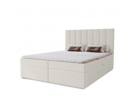 Kontinentalbett 120x200 NERO mit Stauraum und Matratze
