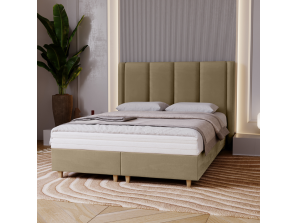 Polsterbett 120x200 BELLA auf Füßen