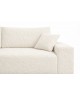 Modernes Schlafsofa MILANO mit Stauraum für Bettwäsche Boucle