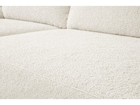 Modernes Schlafsofa MILANO mit Stauraum für Bettwäsche Boucle