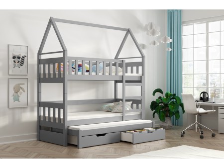 LISA 3-Personen-Etagenbett für Kinder