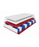 Materac kieszeniowy LAMBADA 200x200x21 H3 – średnio twardy, 7 stref, antyalergiczny, pianka T25, pocket