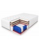 Materac kieszeniowy BOSTON 160x200x25 – H3/H5, średnio twardy/bardzo twardy, dwustronny, kokos x2, pianka T25, pocket 7 stref